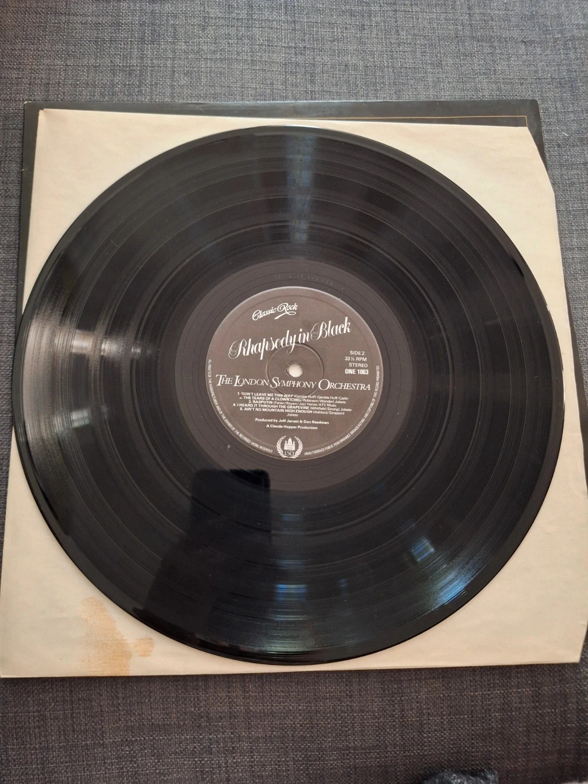 33T Vinyl Classic Rock Rhapsody in Black London Symphony Orchestra 1979 – photo 3